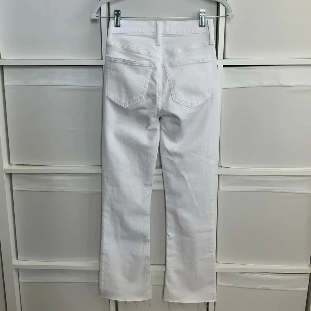 J.Crew Billie Demi Boot Crop Jean White